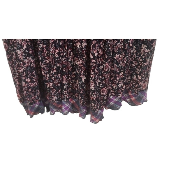 Free People What About Love Maxi Dress Printed One Shoulder Ruffle Belted XS - Picture 7 of 14